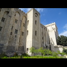 Der Papstpalast vom Garten aus gesehen